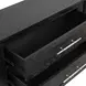 Sable Crest Black Extendable Drop Leaf Server