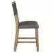 Aubrey Brown and Gray Counter Height Chair Set of 2