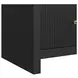 Woodridge Black 2 Drawer Nightstand with USB Charging