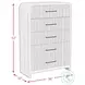 Woodridge Natural 5 Drawer Chest