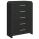 Woodridge Black Storage Bedroom Set