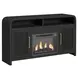 Woodridge Black Fireplace Cabinet