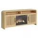 Woodridge Natural Fireplace Cabinet