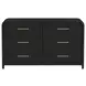 Woodridge Black 6 Drawer Dresser