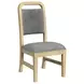 Woodridge Gray and Brown Upholstered Dining Side Chair Set of 2