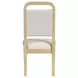 Woodridge White and Brown Upholstered Dining Side Chair Set of 2