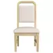 Woodridge White and Brown Upholstered Dining Side Chair Set of 2