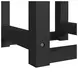 Woodridge White and Black Upholstered Dressing Stool