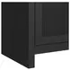 Woodridge Black 70" TV Stand with Fireplace Insert