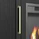 Woodridge Black 70" TV Stand with Fireplace Insert