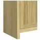 Woodridge Natural 70" TV Stand with Fireplace Insert