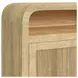 Woodridge Natural 70" TV Stand with Fireplace Insert