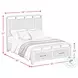 Woodridge Natural Full Storage Panel Bed