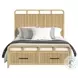 Woodridge Natural Full Storage Panel Bed