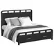 Woodridge Black King Storage Bed