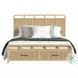 Woodridge Natural King Storage Panel Bed