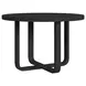 Woodridge Black 48" Round Dining Table