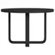 Woodridge Black 48" Round Dining Table