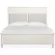 Whisperbay Sea Pearl and Driftwood California King Upholstered Panel Bed