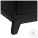 Azura Black 3 Drawer Nightstand