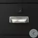 Azura Black 3 Drawer Nightstand