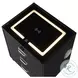 Azura Black 3 Drawer Nightstand