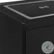 Azura Black 3 Drawer Nightstand