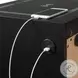 Azura Black 3 Drawer Nightstand