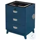 Azura Blue 3 Drawer Nightstand