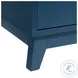 Azura Blue 3 Drawer Nightstand