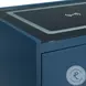Azura Blue 3 Drawer Nightstand