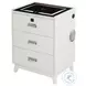Azura White 3 Drawer Nightstand