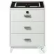 Azura White 3 Drawer Nightstand