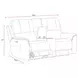 Eldridge Steamboat Brown Leather 76" Zero Gravity Power Reclining Loveseat with Console and USB Charging