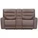 Lawmere Sydney Brunette Zero Gravity Triple Power Reclining Living Room Set with USB Charging