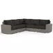 Coronado Spectrum Carbon 3 Piece Outdoor Modular Sectional with Self Welt