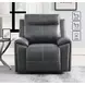 Gaston Gray Manual Glider Recliner