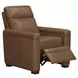 Fortmere Renaissance Tobacco Leather Manual Pushback Recliner