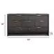 Kinsley Black Heron 7 Drawer Dresser