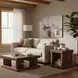 Sequoia Walnut Square Occasional Table Set