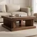 Sequoia Walnut Square Occasional Table Set