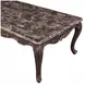 Constantine Cherry Rectangular Marble Top Cocktail Table