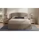 Joan Taupe Queen Upholstered Storage Panel Bed