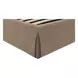 Joan Taupe Queen Upholstered Storage Panel Bed