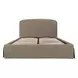 Joan Taupe Queen Upholstered Storage Panel Bed
