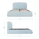Joan Light Blue Queen Upholstered Storage Panel Bed