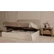Joan Cream King Upholstered Storage Platform Bed