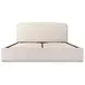 Joan Cream King Upholstered Storage Platform Bed