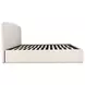Joan Cream King Upholstered Storage Platform Bed
