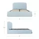 Joan Light Blue King Upholstered Storage Panel Bed